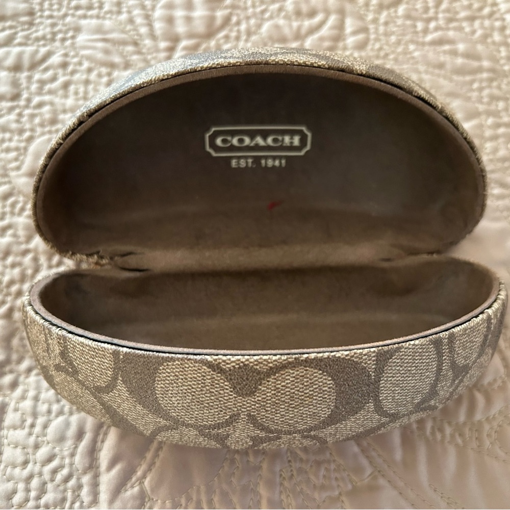 Coach Beige Women's Sunglasses Case